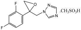 1.1-[2-(2,4-二氟苯基)-2,3環(huán)氧丙烷]-1H-1,2,4-三氮唑甲磺酸鹽